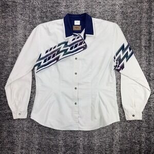 Vtg Roper Women's Size L Shirt 90's Southwestern Aztec USA Button Up Cowgirl